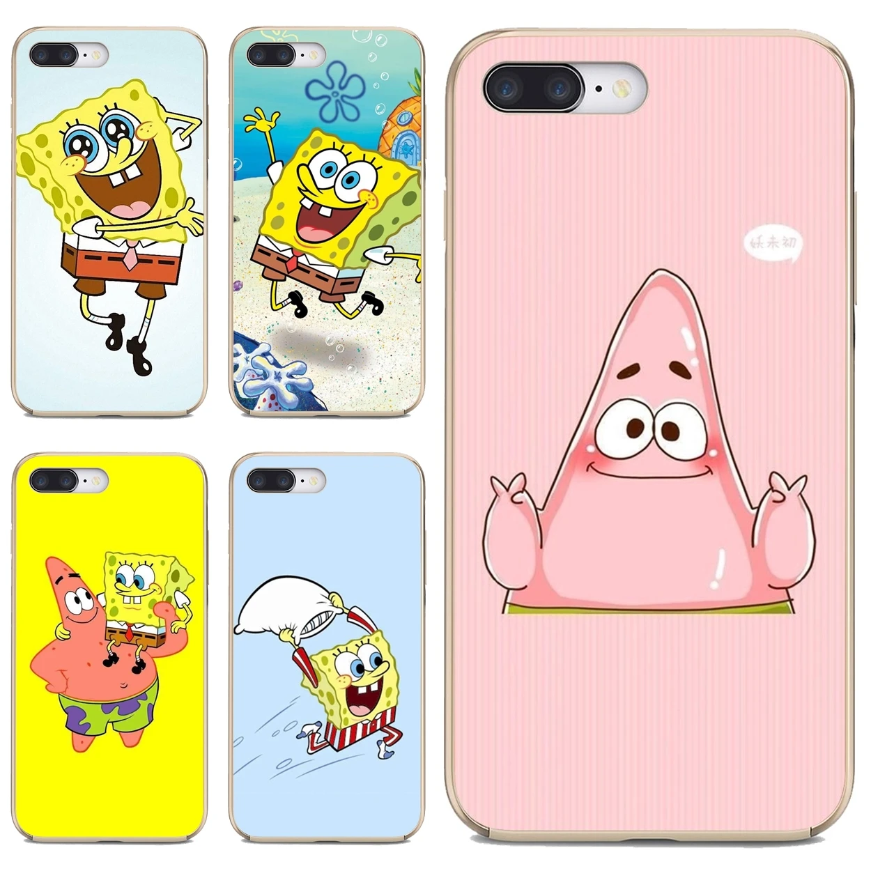 Силиконовый чехол для телефона Samsung Galaxy A9 A8 Star Lite A3 A5 A7 A6 Plus 2018 2015 2016 2017 Губка Боб