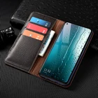 Чехол-книжка для XiaoMi Mi 5, 5s, 6, 7, 8, 9, SE, 10, 10T, 11, CC9, CC9E, Note10 Pro, из натуральной кожи