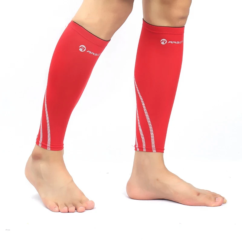 Короткие Компрессионные носки с рукавами для голени мужчин и женщин спортивные