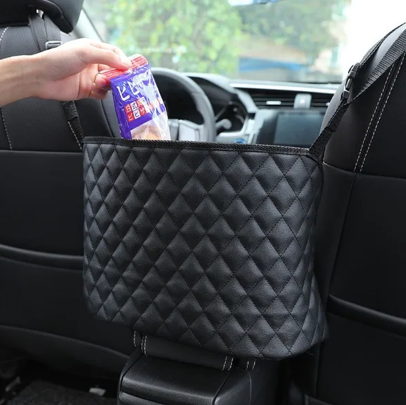 

Car storage large capacity Elastic Car Mesh Net Bag Between Car Organizer Back Storage Bag Luggage Holder Pocket for Car Styling