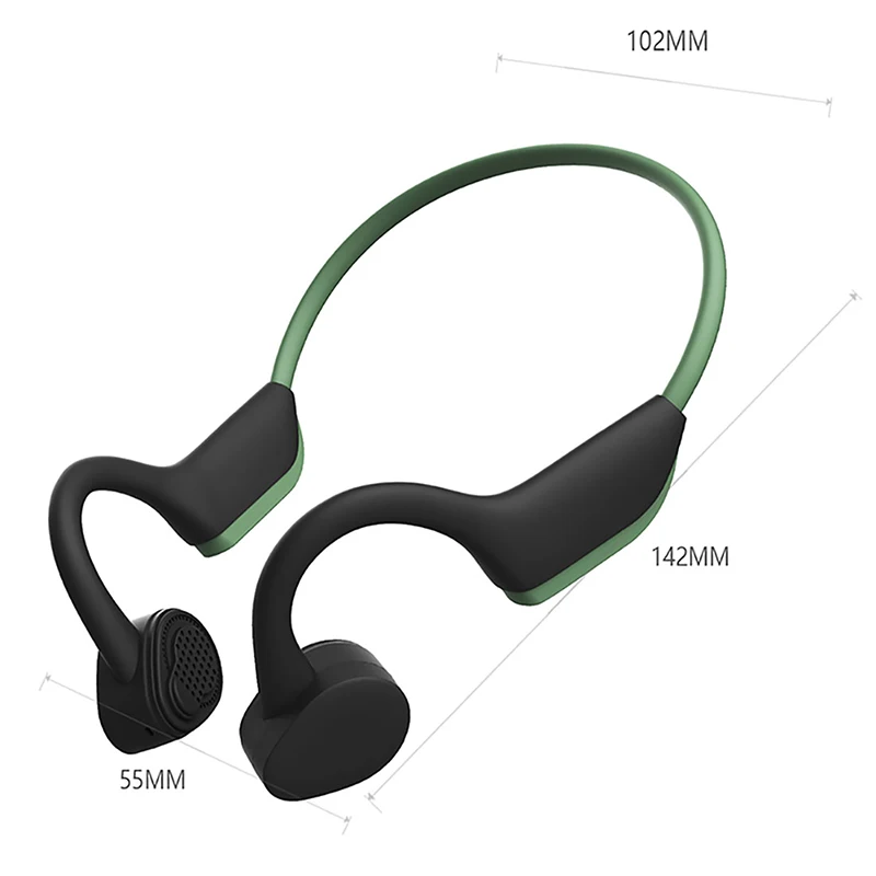 Костная проводимость bluetooth-гарнитура Беспроводная двойная Ушная спортивная