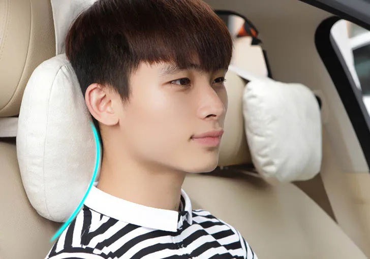 Maybach дизайн S класс Ультра мягкий натуральный Автомобильный подголовник Шейная