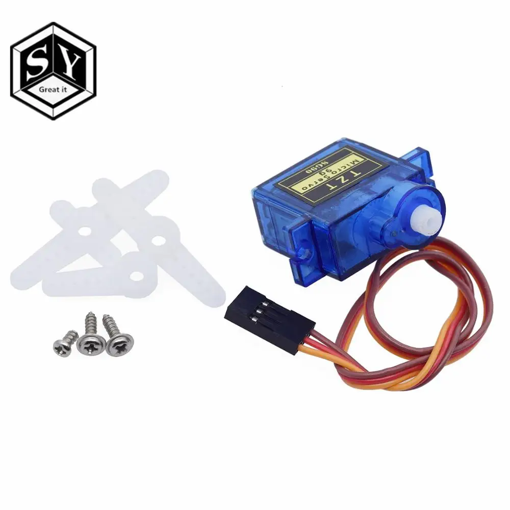 Great IT умная электроника Rc Мини Микро 9g 1,6 кг сервопривод SG90 Для RC 250 450 Вертолет самолет автомобиль Лодка SG90 Bracke