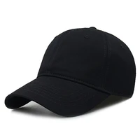 wholesale 100 cotton big size baseball cap summer outdoor leisure soft top sun hat lady oversize snapback caps 56 60cm 60 65cm