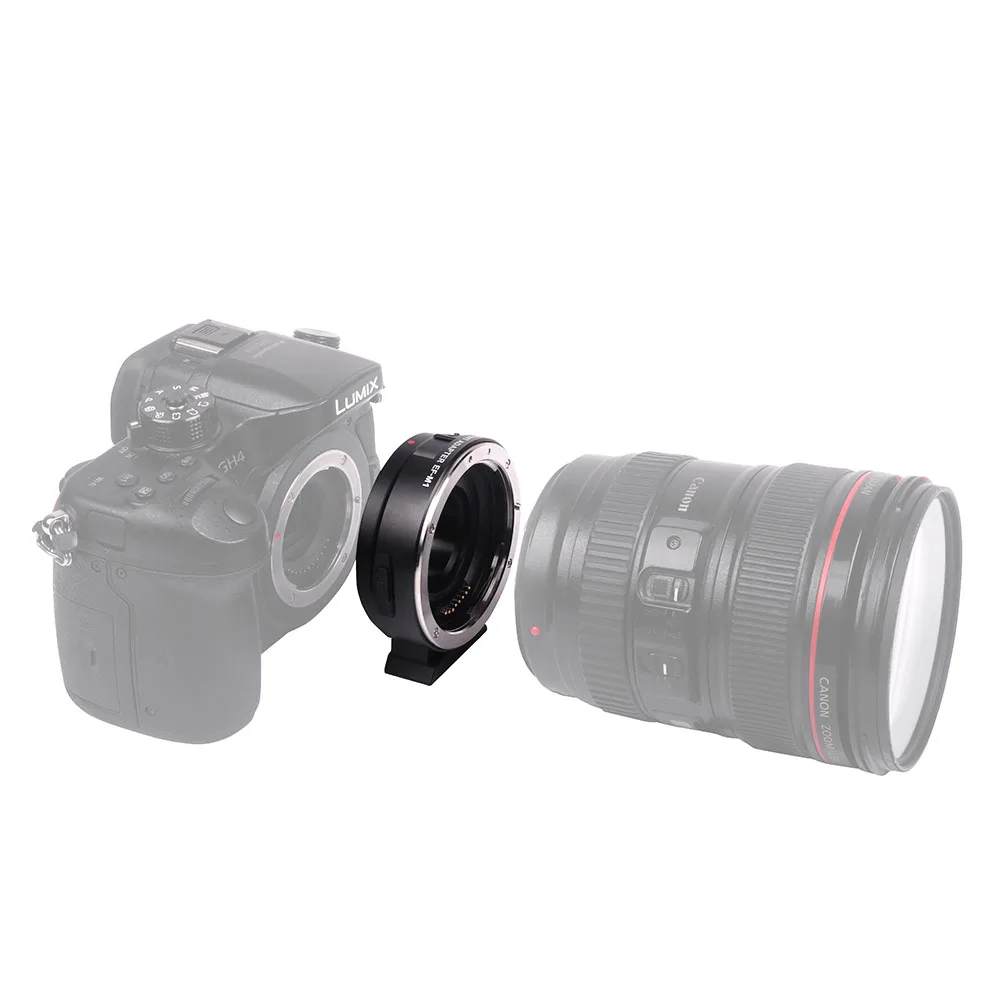 Адаптер объектива Viltrox с кольцевым креплением и автофокусом для Canon EF/4/3 M4/3 Micro