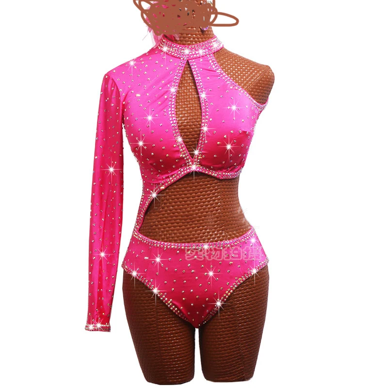 Женское платье для латиноамериканских танцев откровенное асимметричное