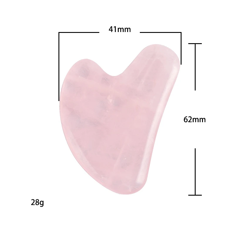 

Natural Jade Gua Sha Stone Board Massage Rose Quartz Guasha Plate Face Massager Gouache Scraper Tool Facial Lift Wrinkle Remover