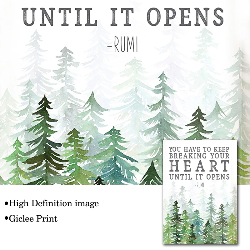 Скандинавский холст настенная живопись современный декор принты растений