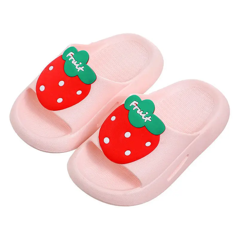 

TT New Children's Slippers Summer Boys Girls Cartoon Cute Indoor Bath Non-Slip Soft Bottom Kids Home Sandals