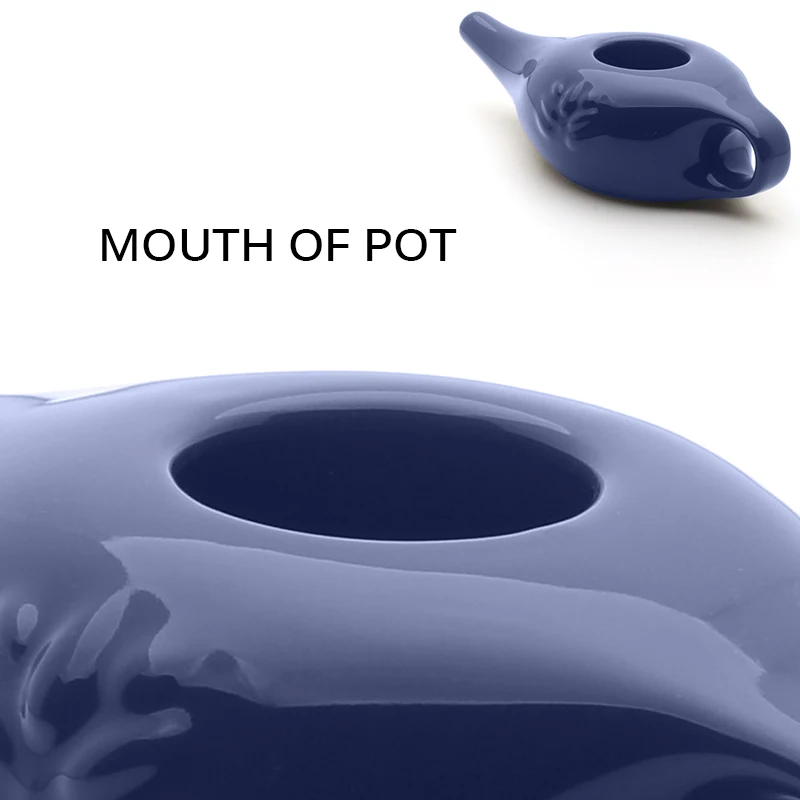 Neti Nose Wash Ceramic Pot Washing Kit For Outdoor Hiking Sinus Rhinitis Allergy Cleaning Equipment Portable | Спорт и развлечения