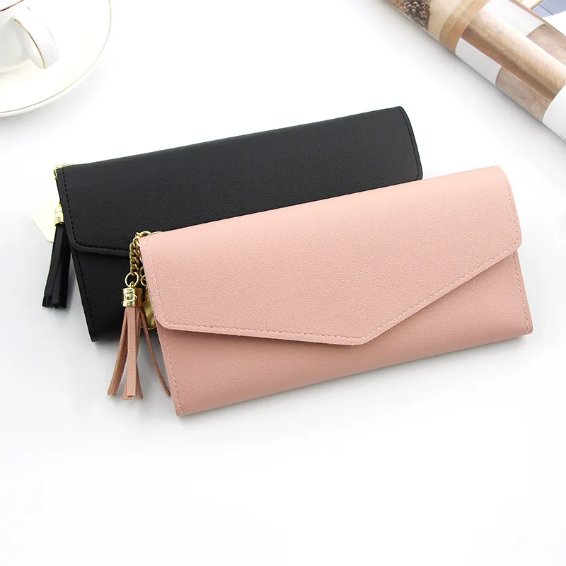 2021 new wallet long student money wallet woman holding bag multi-card wallet woman cute wallet  purse women