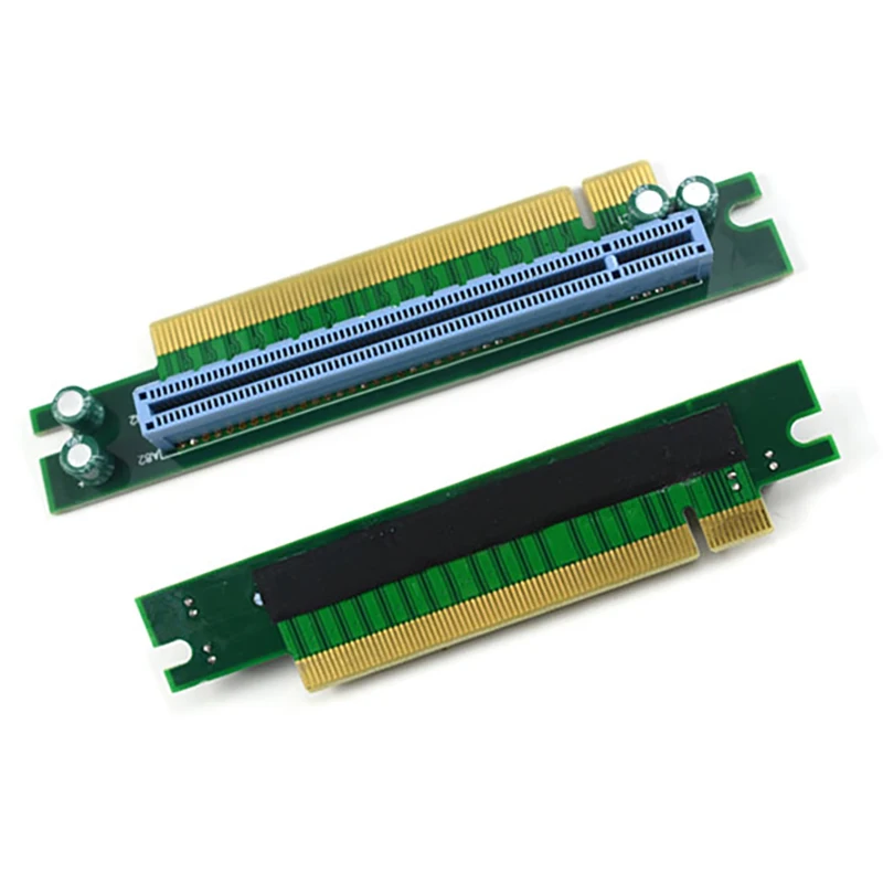 

New 1pc 1 Slot PCI Express X16 Riser Card Durable PCI-E 90 Degrees Graphics Card Adapter For Computer Server Chassis