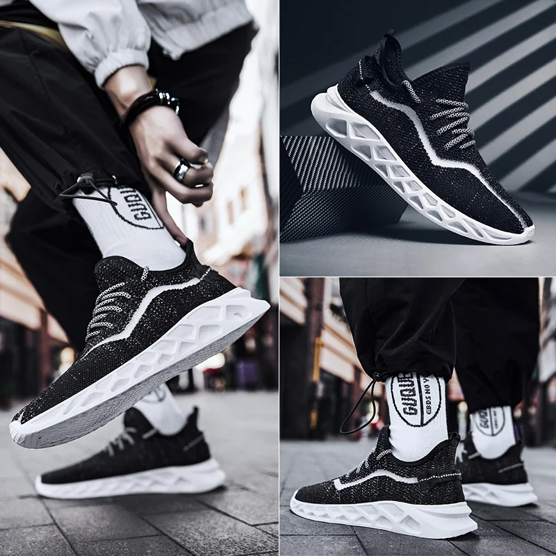 

black shoes sale Breathable sapatos comfortable Sneakers summer men for zapatos sneaker Mens white casual para hot Fashionable