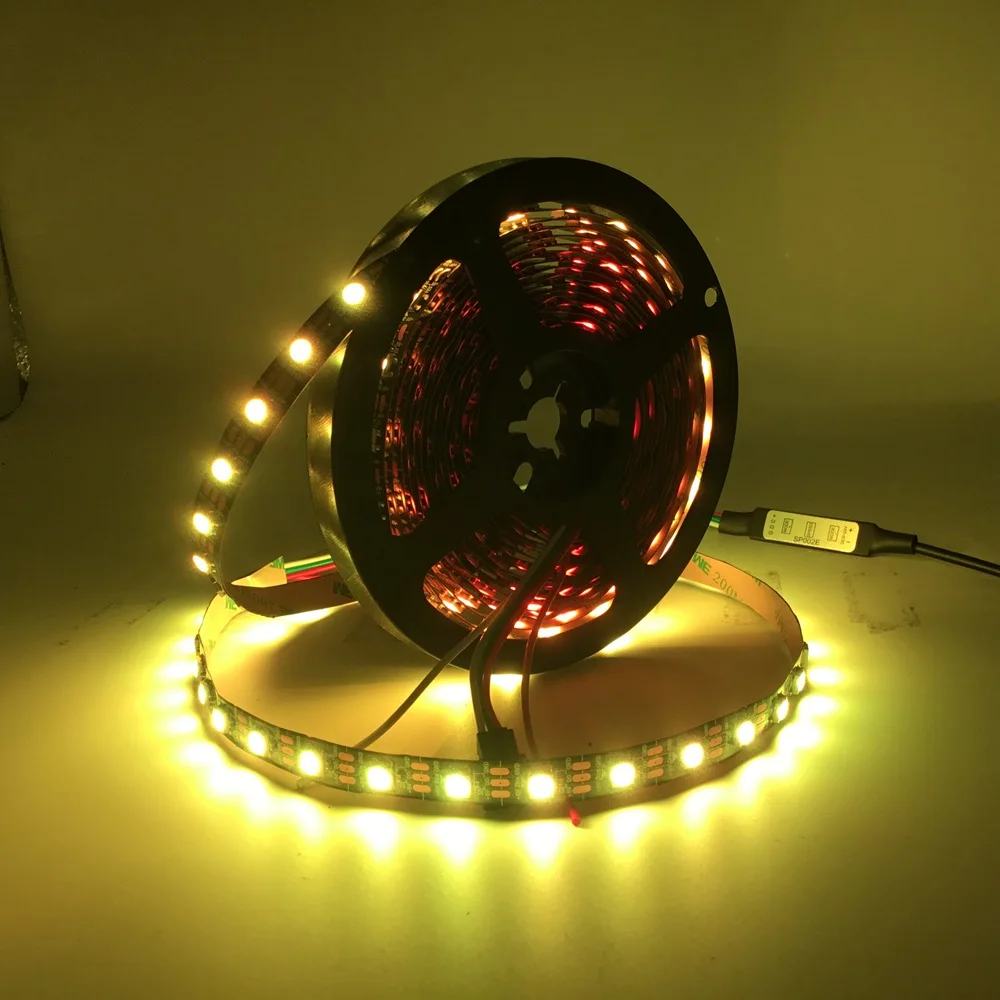 WS2812B WS2812 RGB светодиодный светильник водонепроницаемый индивидуально адресуемый умный RGB светодиодный светильник для украшения дома DC5V