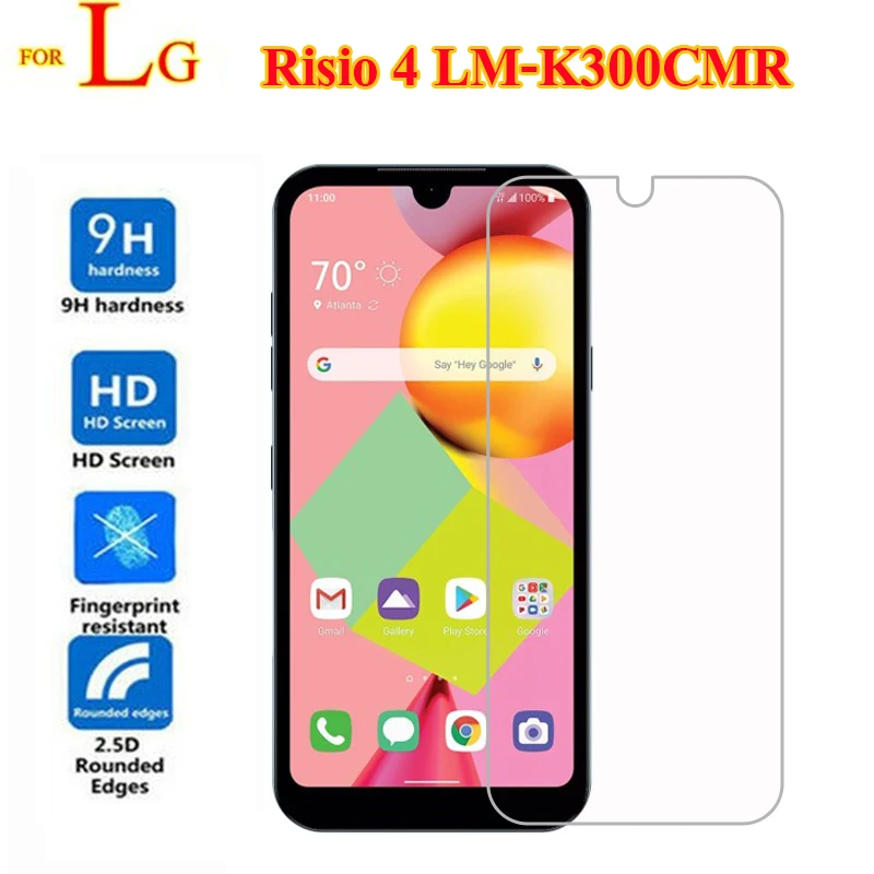 Закаленное стекло для экрана Cristal Google LG Risio 4 9D Защитное LM K300CMR Pelicula de vidro|tempered glass