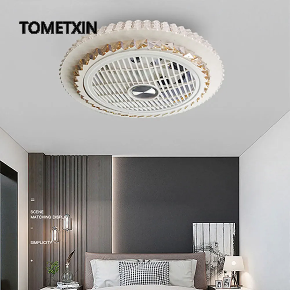 Потолочный вентилятор со светодиодной подсветкой Домашний Светильник с