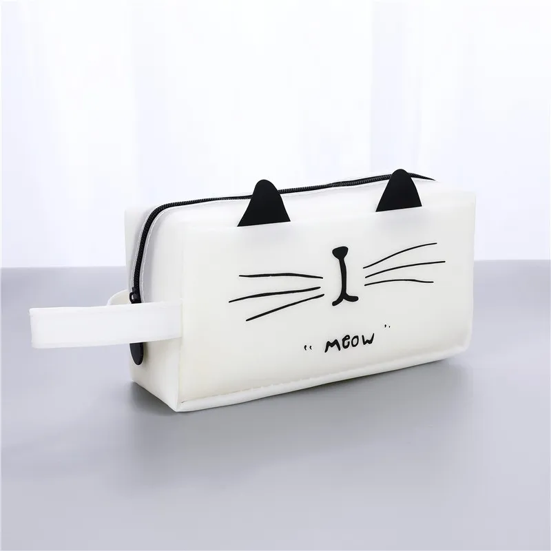 Креативные школьные пеналы Kawaii Cat, милая гелевая ручка, вместительная коробка, офисные школьные канцелярские принадлежности 04892 - Цвет: 4