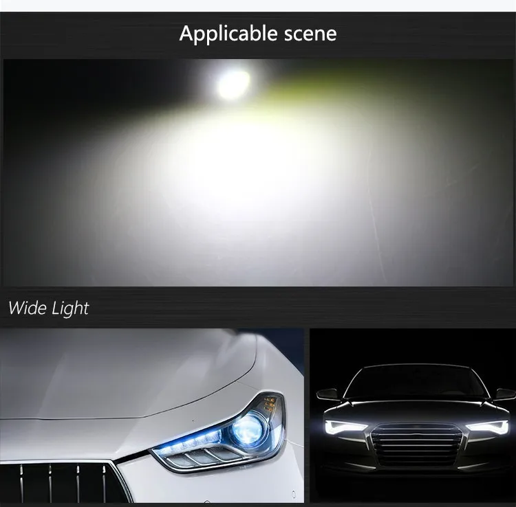 1PCS T10 W5W LED Car Interior Light COB Marker Lamp 12V 168 194 501 Side Wedge Parking Bulb Auto Car Styling