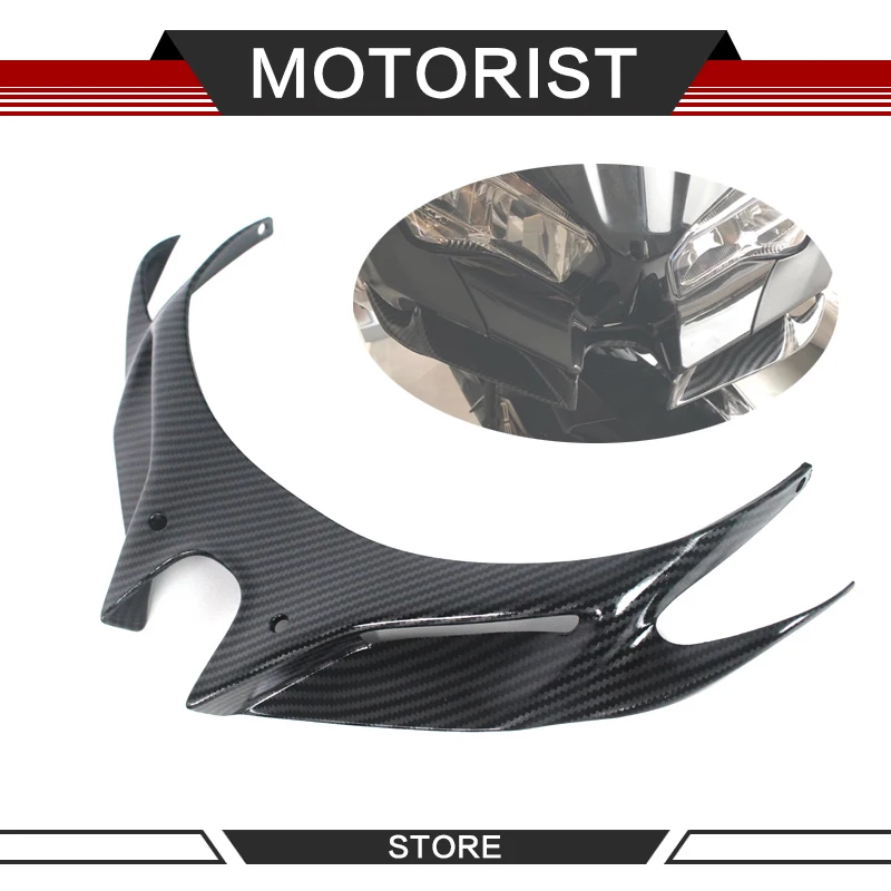 Передняя обтекатель для мотоцикла KAWASAKI Ninja 250 400 2018 2019 аэродинамические крылья из