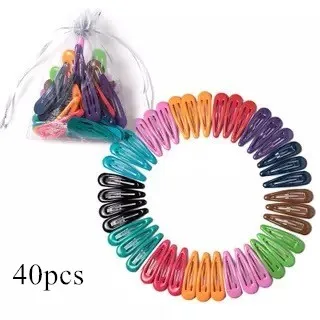 Dark Color 40pcs 10/20 Вт, 30 Вт, для выведения токсинов, 40 шт = 1 комплект мода висячие серьги Заколки для волос разноцветный яркие заколки для волос аксессуары для волос для девочки симпатичная заколка для волос Головные уборы с мешок пряжи - Цвет: Dark Color 40pcs