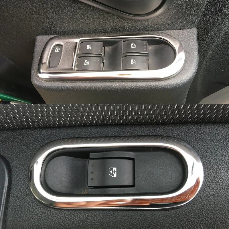 Хромированные накладки на блоки управления стеклоподъемниками обрамления