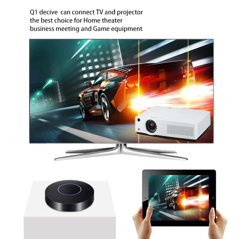 5 в 1 а AV + HDMI Беспроводной Wi-Fi экран зеркального отображения HD 1080P видео дисплей Dongle