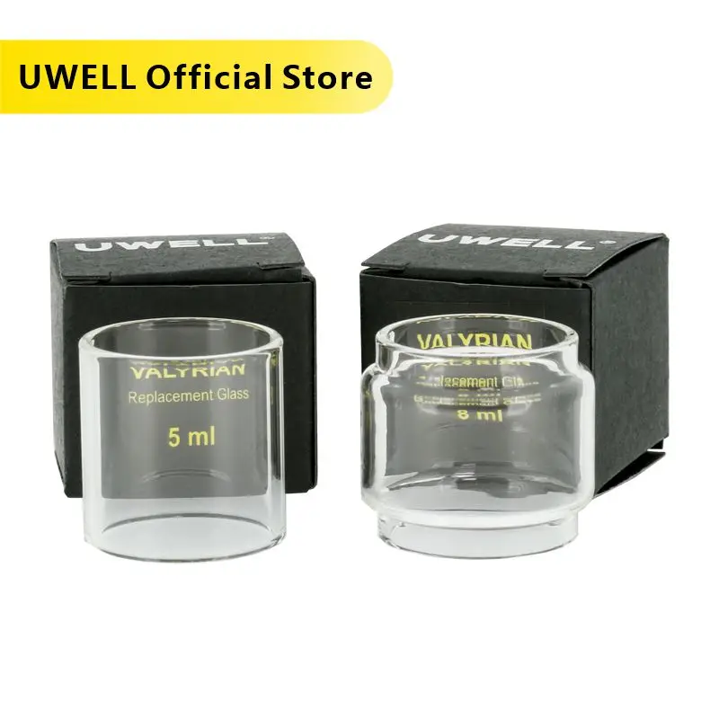 

Стеклянная трубка UWELL VALYRIAN Pyrex 5 мл/8 мл для валирийского резервуара атомайзера, запасная часть для электронной сигареты, трубка из чистого ст...