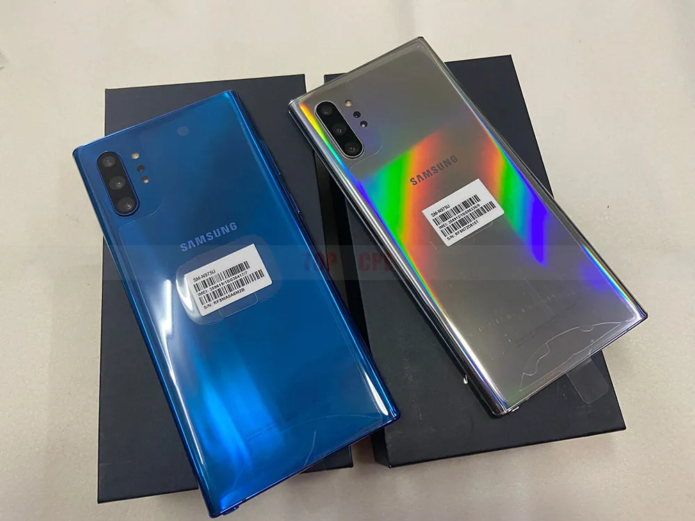 Разблокированный Samsung Galaxy Note 10 Plus N975U1 Note10 + N975U 256 Гб ПЗУ 12 ОЗУ Восьмиядерный 6 8