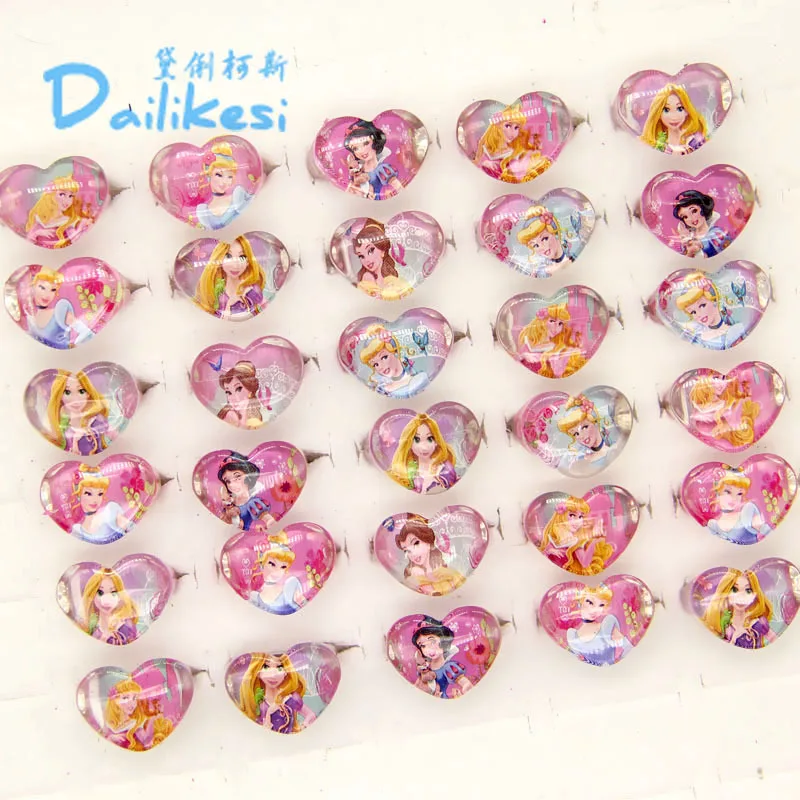 5 шт./лот детское кольцо из мультфильма Принцесса Диснея аксессуары для девочек