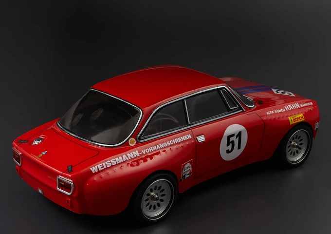 Радиоуправляемый Дрифт автомобиль Alfa Romeo 1/10 155 GTAm ралли парус цветок наклейка для