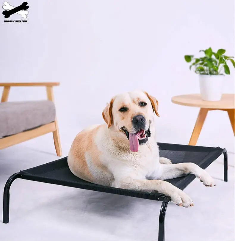 Переносная кровать для домашних животных моющаяся черная маленьких средних и