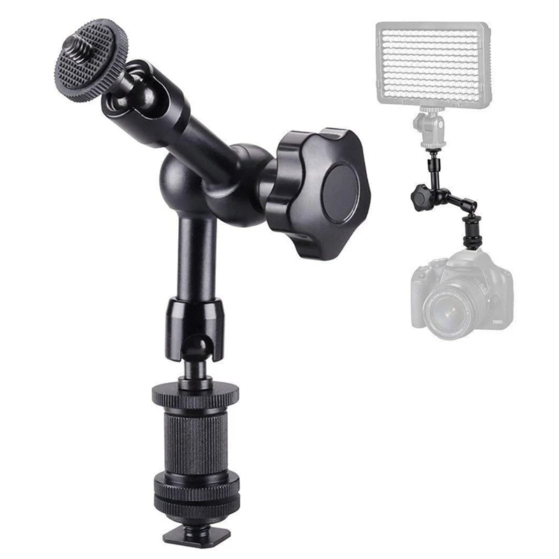 7inch Magic Arm with Hot Shoe Mount 1/4inch Tripod Screw for DSLR Camera Rig/LCD/DV Monitor/LED Lights | Электроника