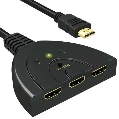 3 Порты и разъёмы совместимому с HDMI разветвитель кабеля HD 1080P мульти Коммутатор