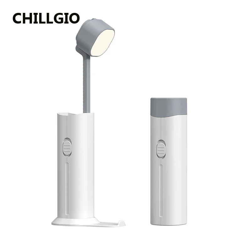 Портативные настольные лампы для чтения CHILLGIO с регулируемой яркостью зарядкой