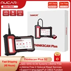 THINKCAR Thinkscan Plus S2 OBD2 сканер ABSSRSLifetime Бесплатные Автомобильные диагностические инструменты сброс масла Профессиональный WiFi считыватель кодов
