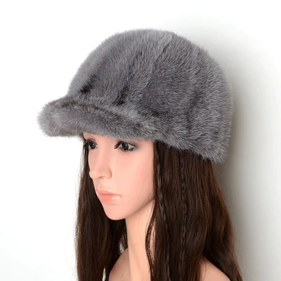 New style mink fur cap hat handmade real mink fur knight cap warm winter fur hat fashion lady real fur hat