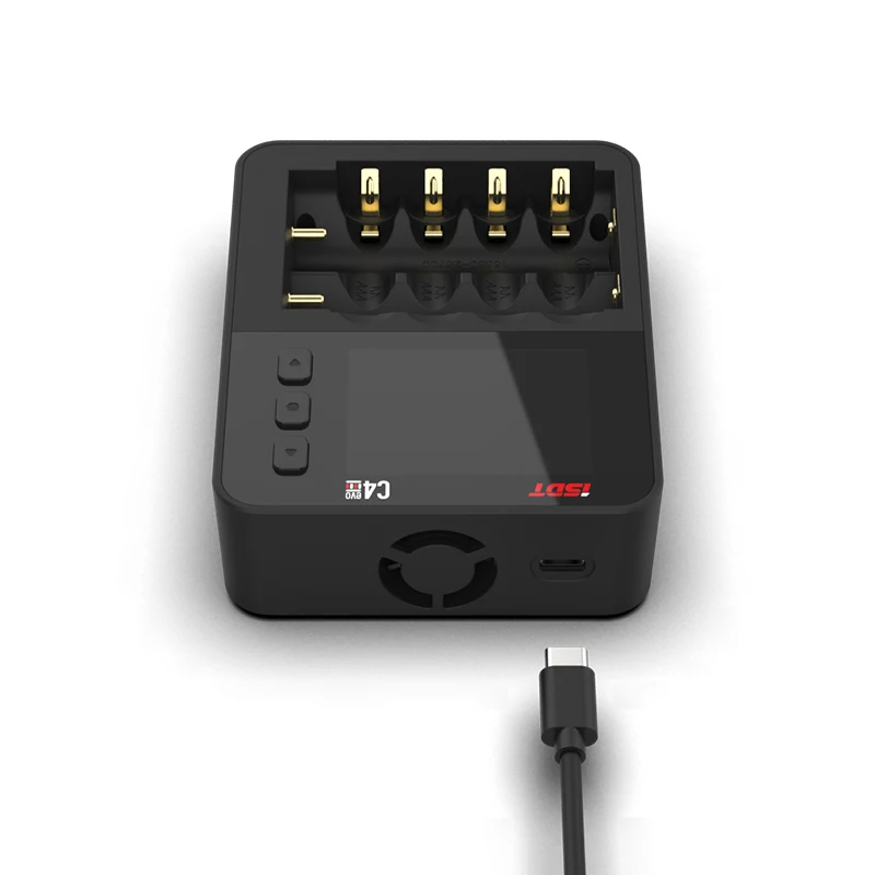 Новое умное зарядное устройство ISDT C4 EVO с USB выходом для литий-ионных батарей 18650