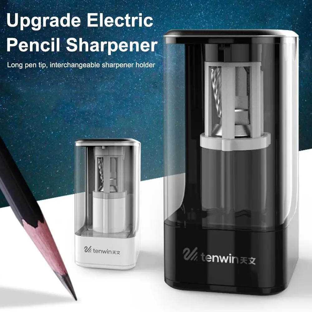 Электрическая точилка для карандашей автоматическая остановка адаптер