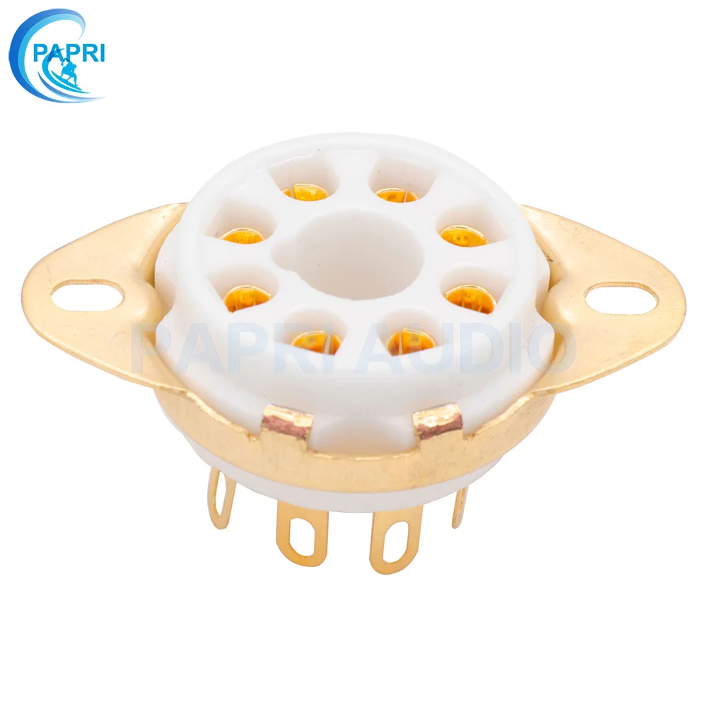 PAPRI 10 шт. керамическое Крепление Шасси 8pin позолоченная K8A вакуумная трубка Для EL34