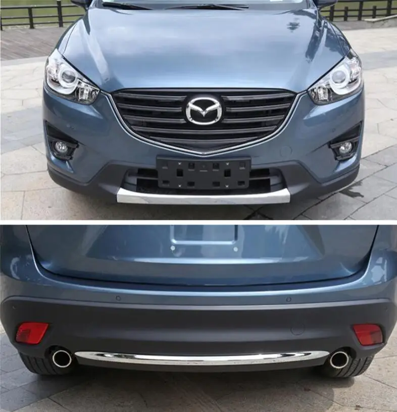 ABS хромированный передний и задний бампер для защиты бампера защитная накладка