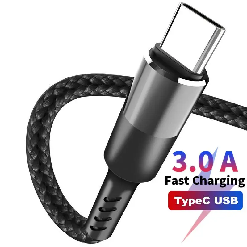 

Кабель USB Type-C, 3 А, 1/2/3 м
