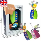 Новое поступление, модные детские автомобильные ключи Pudcoco, детские музыкальные ключи, детские игрушки-брелки со звуком и светильник