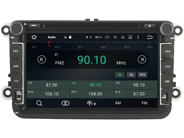 Ips экран Android 8 0 автомобильный Dvd Navi плеер для VW B6/CADDY/PASSAT/SAGITAR/TIGUAN/TOURAN gps авто стерео