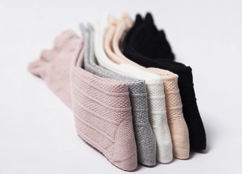 Однотонные высокие чулки до колена для младенцев хлопковые Утепленные длинные