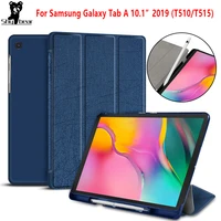 case for samsung galaxy tab a 10 1 2019 sm t510 sm t515 with pen slot protective cover case tablet funda capa screen protector