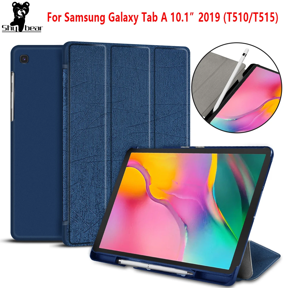 Чехол для Samsung Galaxy Tab A 10 1 2019 защитный чехол планшета с отделением ручки и защитным