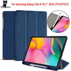 Чехол для Samsung Galaxy Tab A 10,1 2019, защитный чехол для планшета, с отделением для ручки и защитным чехлом на экран, чехол для планшета, защита для экрана, 2019 г., с рисунком в виде слота для экрана
