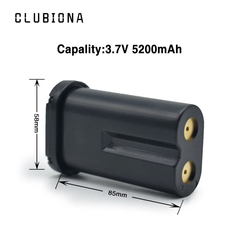 Литиевая батарея 3 7 в 5200 мАч для красного/зеленого лазера MD12R 12RC MD12G и M12G Laser|Детали