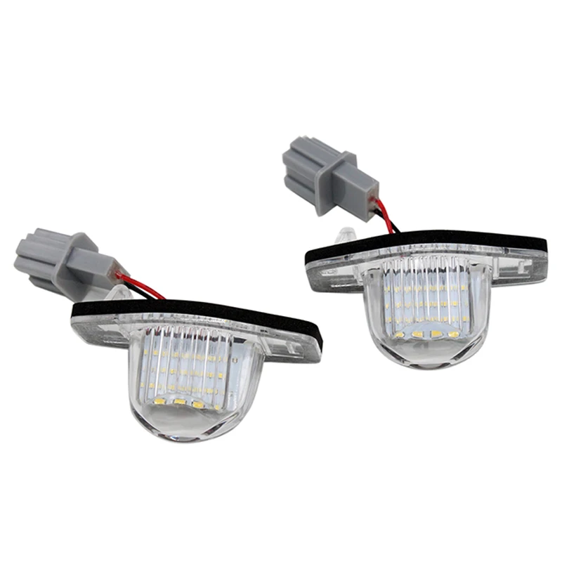 

2pcs/set 18 SMD LED Number License Plate Light Lamp for Honda Crosstour CRV JAZZ ODYSSEY FR-V