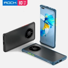 fund For Huawei Mate 40 Pro Shockproof Slim Matte PC + TPU Bumper Protection Back Cover For Mate 40 Pro чехол Original ROCK
